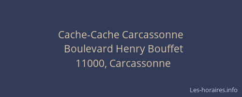 Cache-Cache Carcassonne