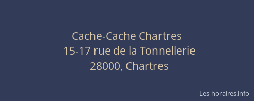 Cache-Cache Chartres