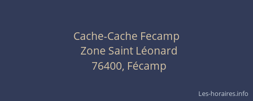 Cache-Cache Fecamp