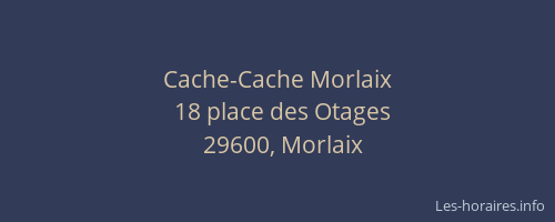 Cache-Cache Morlaix