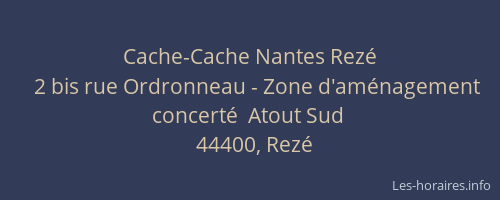 Cache-Cache Nantes Rezé