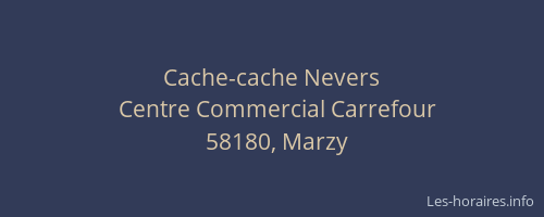 Cache-cache Nevers