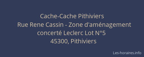 Cache-Cache Pithiviers