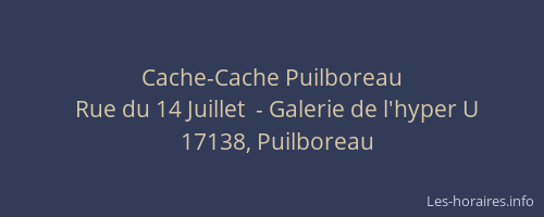 Cache-Cache Puilboreau