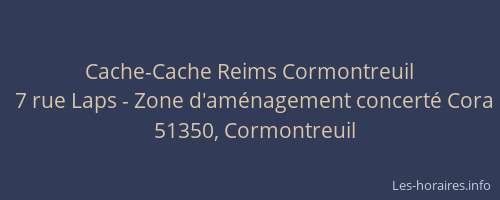 Cache-Cache Reims Cormontreuil