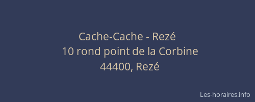 Cache-Cache - Rezé