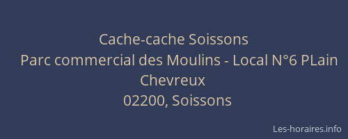 Cache-cache Soissons