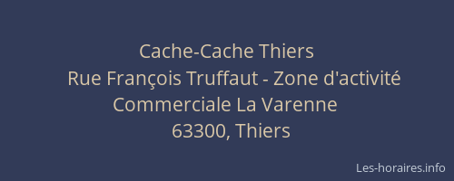 Cache-Cache Thiers