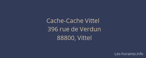 Cache-Cache Vittel
