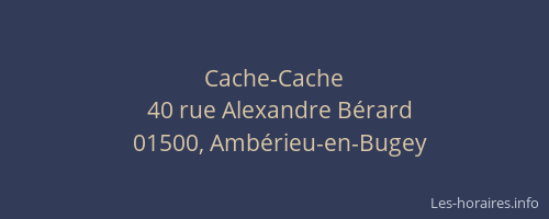Cache-Cache