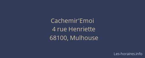 Cachemir’Emoi