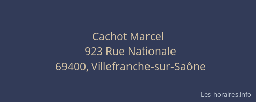 Cachot Marcel