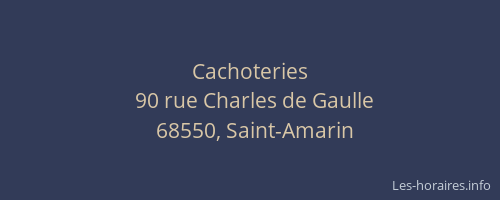 Cachoteries