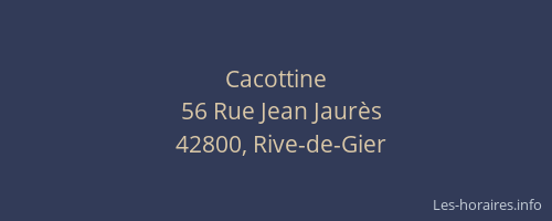 Cacottine