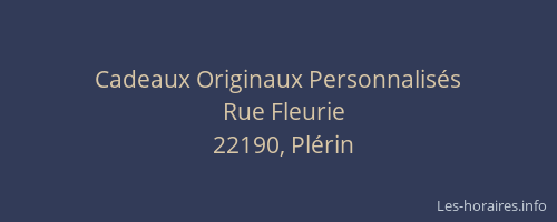 Cadeaux Originaux Personnalis&eacute;s