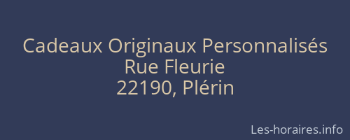 Cadeaux Originaux Personnalisés