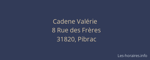 Cadene Valérie