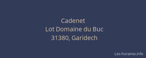 Cadenet
