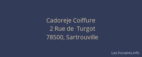 Cadoreje Coiffure