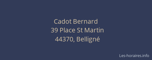 Cadot Bernard