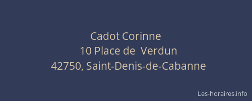 Cadot Corinne