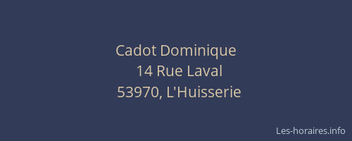 Cadot Dominique