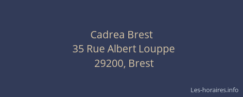 Cadrea Brest
