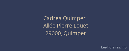 Cadrea Quimper