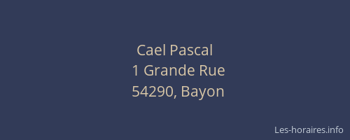 Cael Pascal