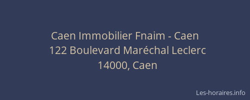 Caen Immobilier Fnaim - Caen