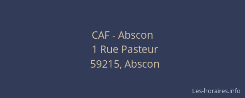 CAF - Abscon