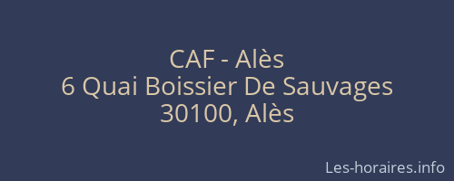 CAF - Alès