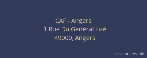 CAF - Angers
