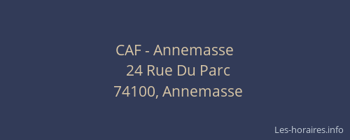 CAF - Annemasse