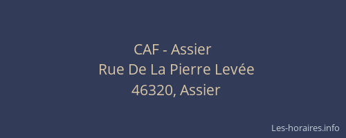 CAF - Assier