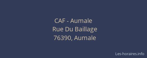 CAF - Aumale