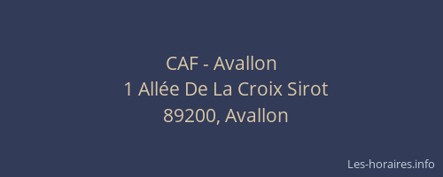 CAF - Avallon