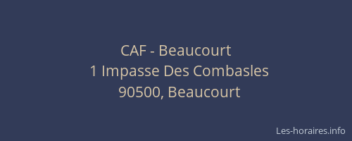 CAF - Beaucourt