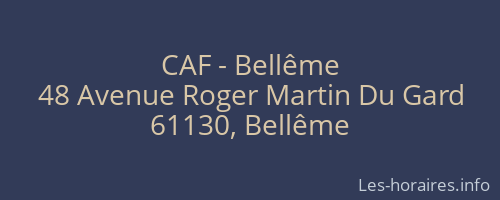 CAF - Bellême