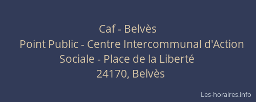 Caf - Belvès