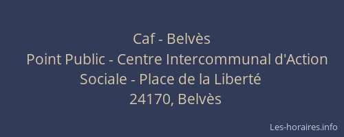 Caf - Belv&egrave;s