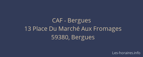 CAF - Bergues