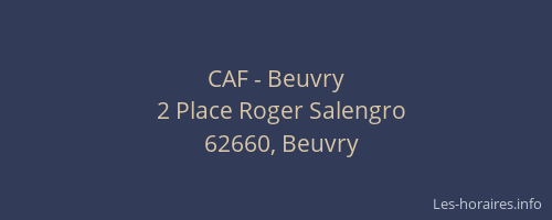 CAF - Beuvry