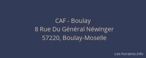 CAF - Boulay