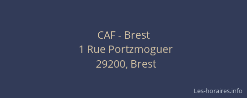 CAF - Brest