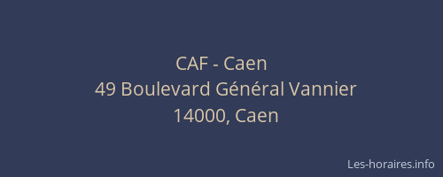 CAF - Caen
