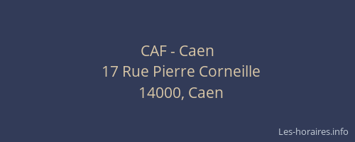 CAF - Caen