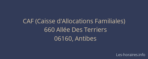 CAF (Caisse d'Allocations Familiales)
