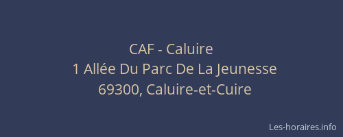 CAF - Caluire