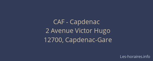 CAF - Capdenac